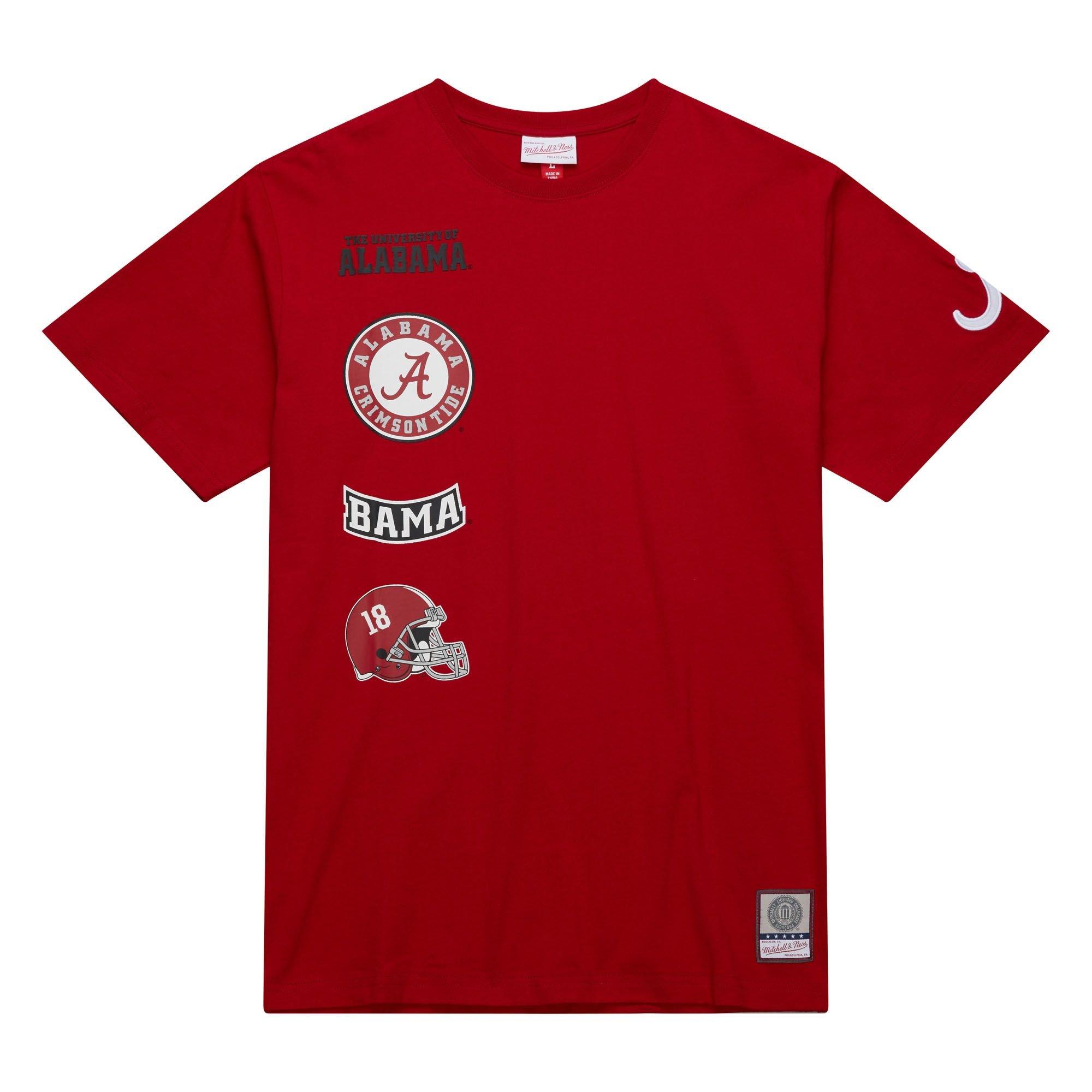 Mitchell & Ness Men's Alabama Crimson Tide Hometown Vintage Logo Top